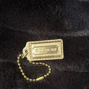 Coach Hang Tag Matalic Gold
